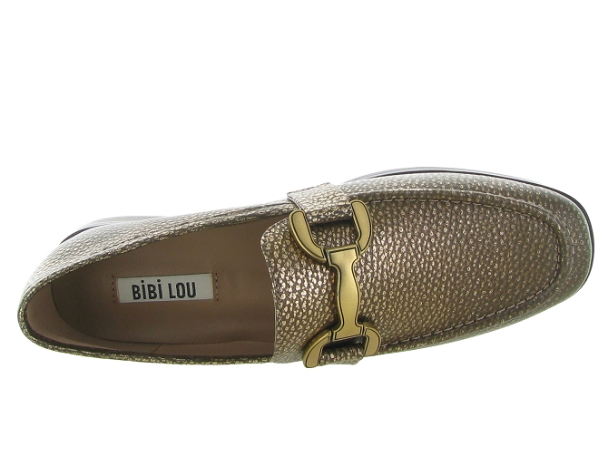 mocassins - Elégant - femme - Cuir laminé - Bronze - Bibi lou6730601_3