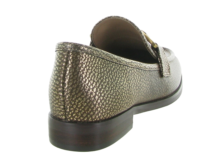 mocassins - Elégant - femme - Cuir laminé - Bronze - Bibi lou6730601_5