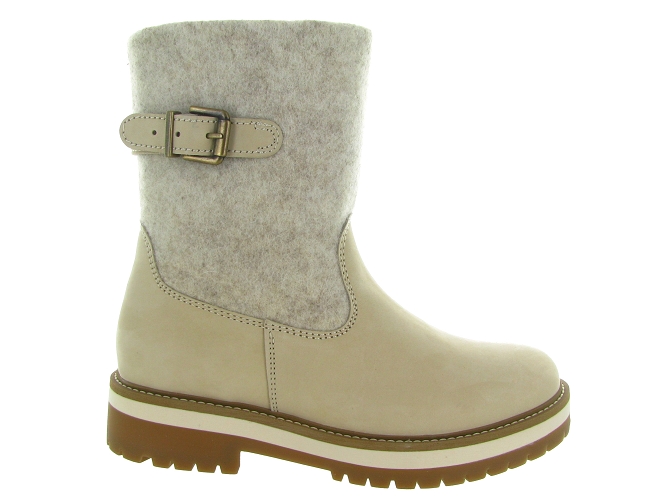 apres ski bottes fourrees - Chaussure neige - femme - Nubuck - Beige - La thuile6731101_2