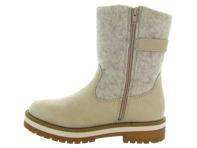 apres ski bottes fourrees - Chaussure neige - femme - Nubuck - Beige - La thuile6731101_4