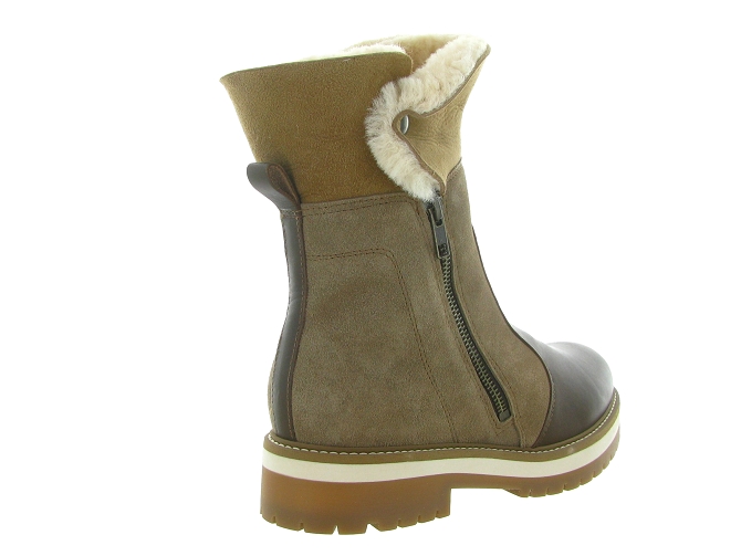 apres ski bottes fourrees - Botte de neige - femme - Cuir -  - La thuile6731201_5