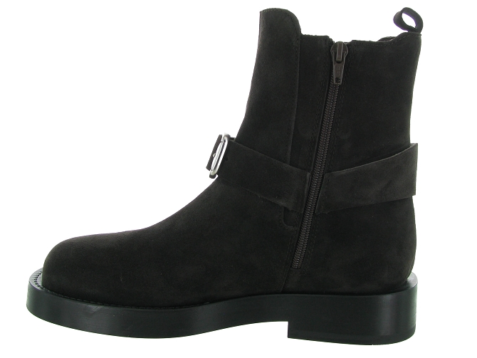 bottines et boots - Motardes & Rock and roll - femme - Nubuck - Marron - Alpe6732501_4