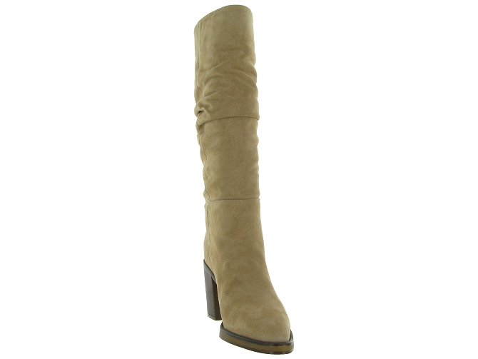 bottes - Santiag - femme - Nubuck - Beige - Alpe6732601_3