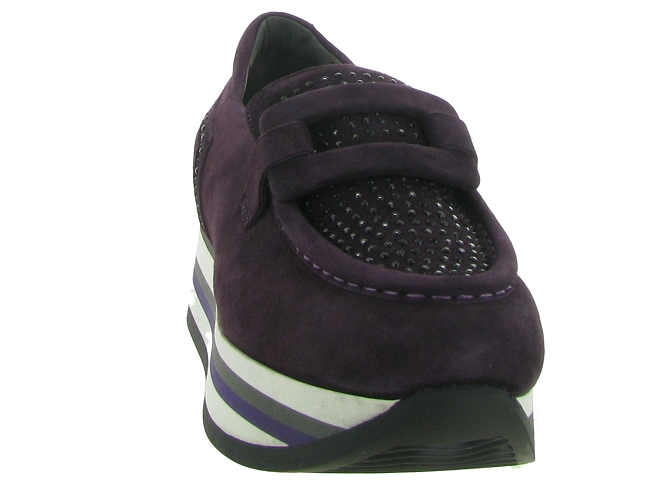 mocassins - Compensé - femme - Nubuck - Violet - Softwaves6732901_3