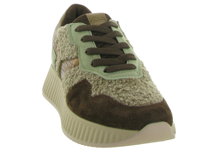 baskets et sneakers - Confort - femme - Fourrure synthétique - Marron - Softwaves6733001_3