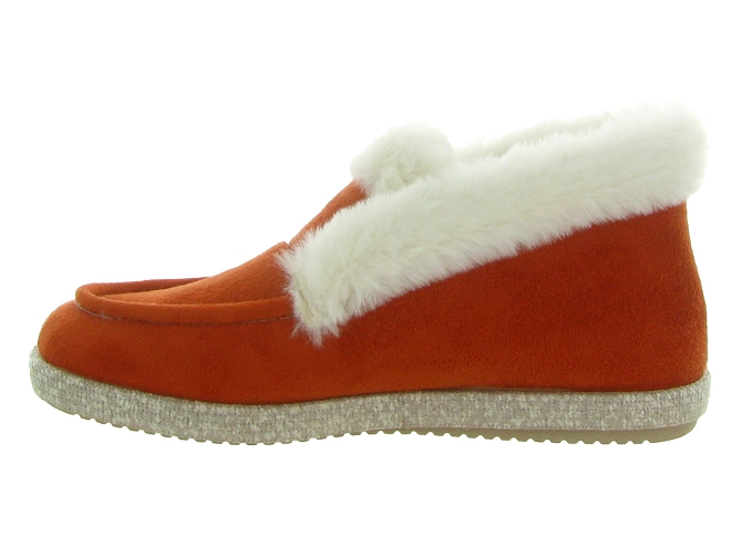 chaussons et pantoufles - Montant - femme - Synthétique - Orange - La maison de l espadrille6733401_4