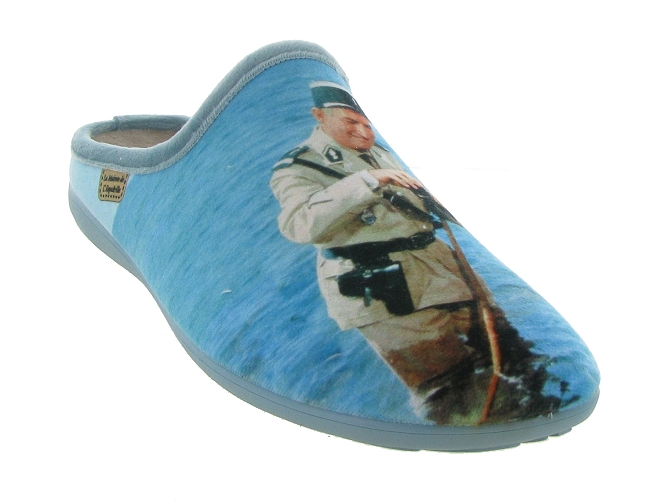 chaussons et pantoufles - Mules Sabots - homme - Synthétique - Bleu - La maison de l espadrille6733501_3