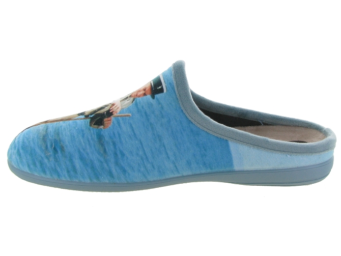 chaussons et pantoufles - Mules Sabots - homme - Synthétique - Bleu - La maison de l espadrille6733501_4