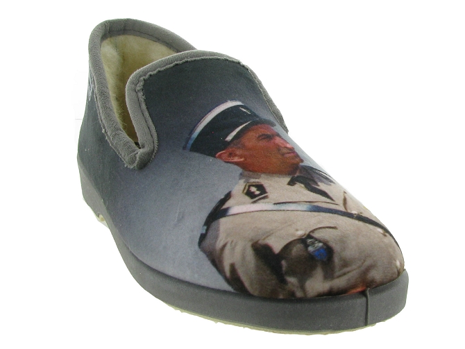 La maison de l espadrille chaussons et pantoufles 7702 gendarme gris6734001_4