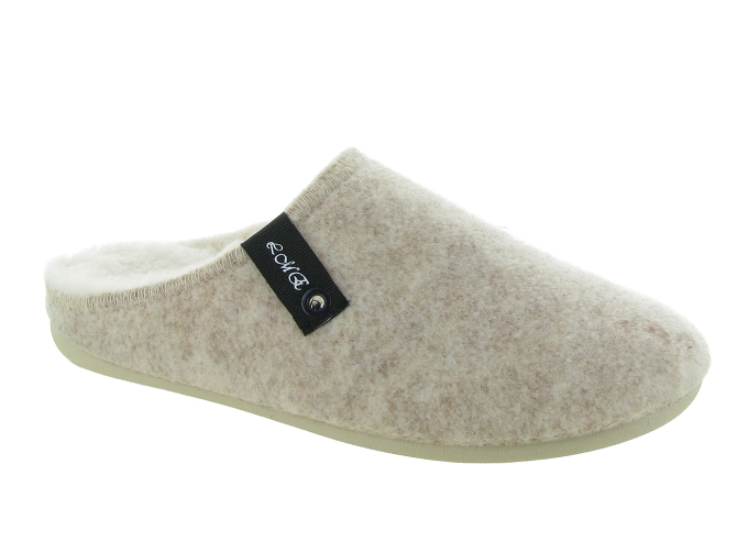 La maison de l espadrille chaussons et pantoufles 6037 beige