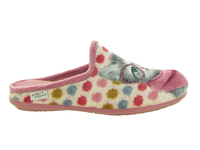 chaussons et pantoufles - Mules Sabots - femme - Synthétique - Rose - La maison de l espadrille6734401_2