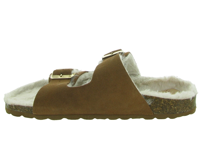 La maison de l espadrille chaussons et pantoufles 7900  7 mule deux boucles camel6734901_4