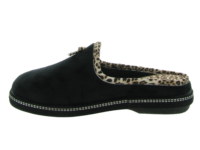 La maison de l espadrille chaussons et pantoufles 6812 mule leopard noir6735301_4