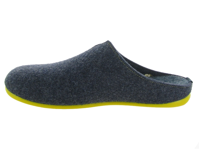 chaussons et pantoufles - Mules Sabots - homme - Feutrine - Bleu - La maison de l espadrille6735402_4