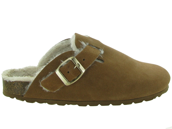 chaussons et pantoufles - Mules Sabots - homme - Nubuck - Noir - La maison de l espadrille6735501_2