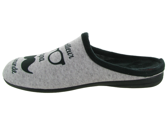 La maison de l espadrille chaussons et pantoufles 108 7 gris6735701_5