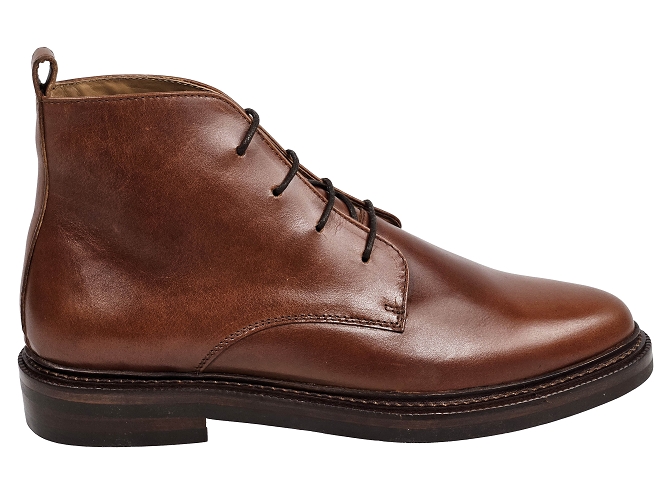 bottines et boots - Chelsea - homme - Cuir - Marron - Bobbies6740001_2