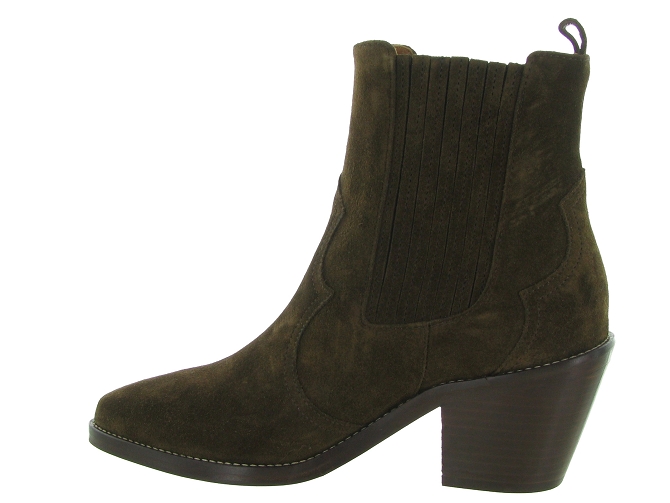 bottines et boots - Santiag - femme - Cuir - Marron - Bobbies6740403_4