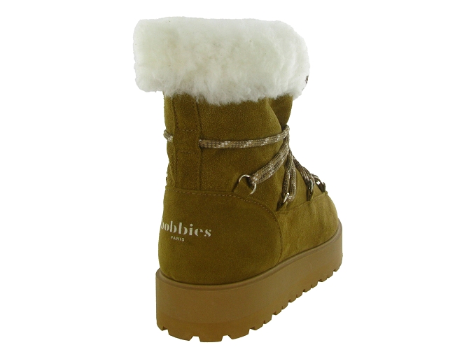 apres ski bottes fourrees - Bottine chaude - femme - Nubuck - Marron - Bobbies6740901_5