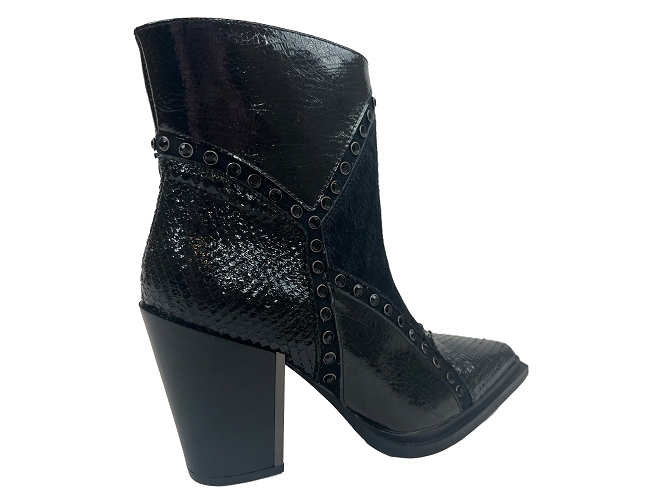 bottines et boots - Santiag - femme - Cuir - Noir - Alma en pena6743301_5