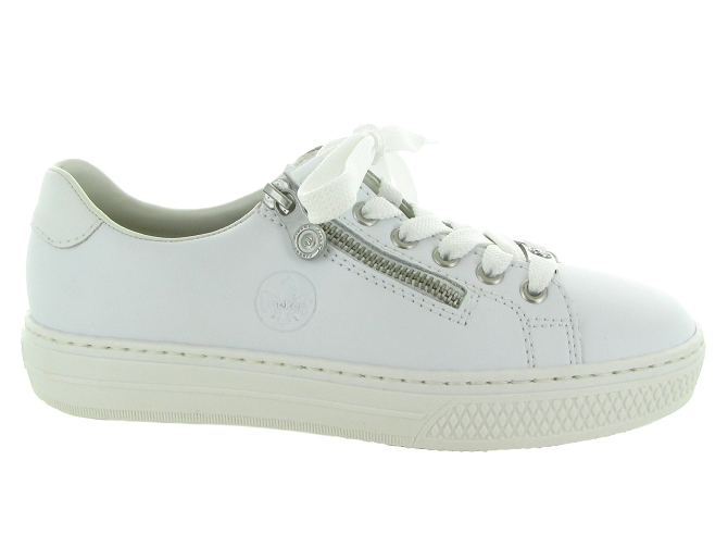 baskets et sneakers - Confort - femme - Cuir - Blanc - Rieker6745301_2