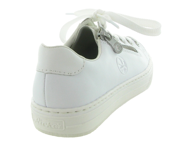 baskets et sneakers - Confort - femme - Cuir - Blanc - Rieker6745301_5