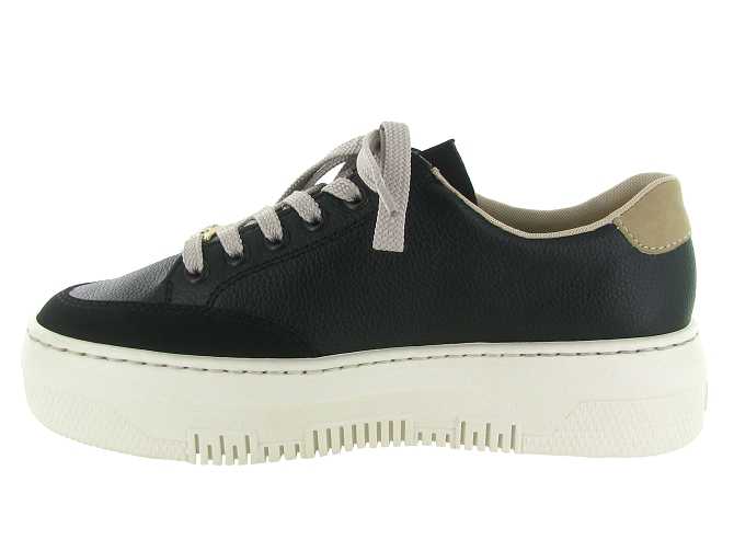 baskets et sneakers - Confort - femme - Cuir - Noir - Rieker6745601_4