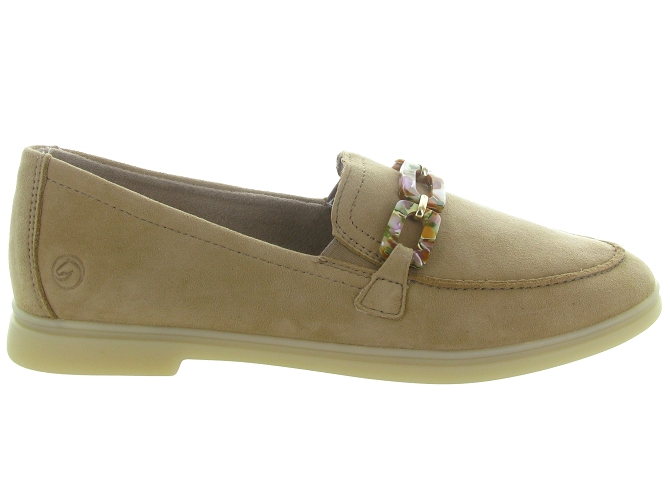 mocassins - Elégant - femme - Cuir - Beige - Remonte6745701_2