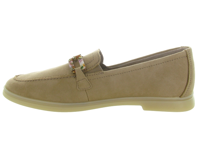 mocassins - Elégant - femme - Cuir - Beige - Remonte6745701_4