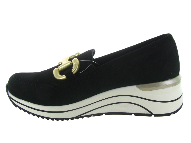 mocassins - Compensé - femme - Nubuck - Noir - Remonte6745901_4