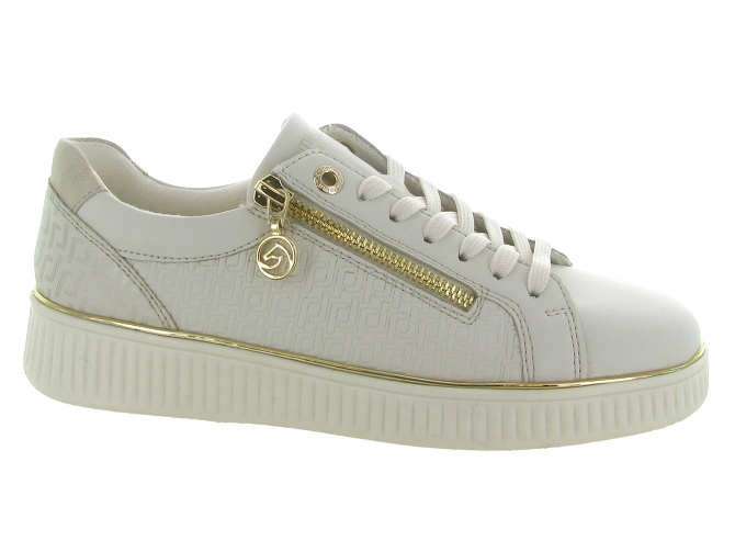 baskets et sneakers - Confort - femme - Cuir - Blanc - Remonte