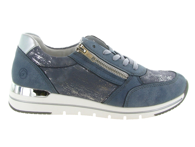 baskets et sneakers - Confort - femme - Textile - Bleu - Remonte6746601_2