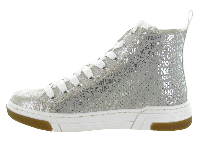 baskets et sneakers - Montante - femme - Synthétique - Argent - Rieker6747401_4