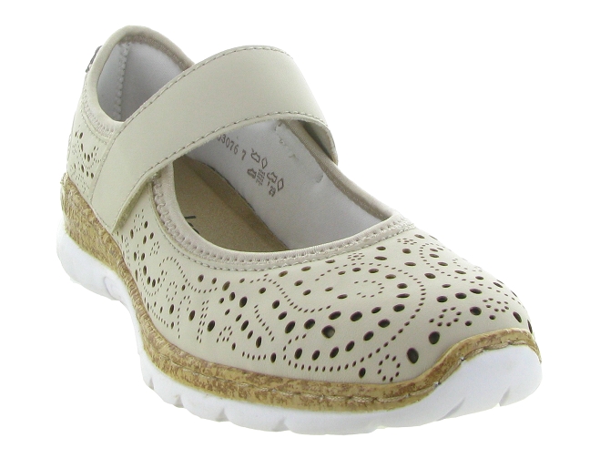 ballerines - Ballerine compensée - femme - Synthétique - Beige - Rieker6748101_3