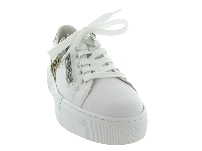 baskets et sneakers - Confort - femme - Cuir - Blanc - Rieker6748201_3