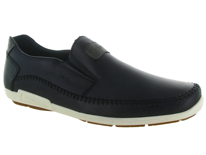 mocassins - Elégant - homme - Synthétique - Bleu Marine - Rieker