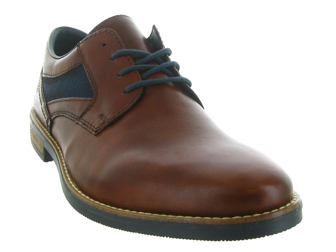 chaussures a lacets - Cérémonie - homme - Cuir - Marron - Rieker6749501_3