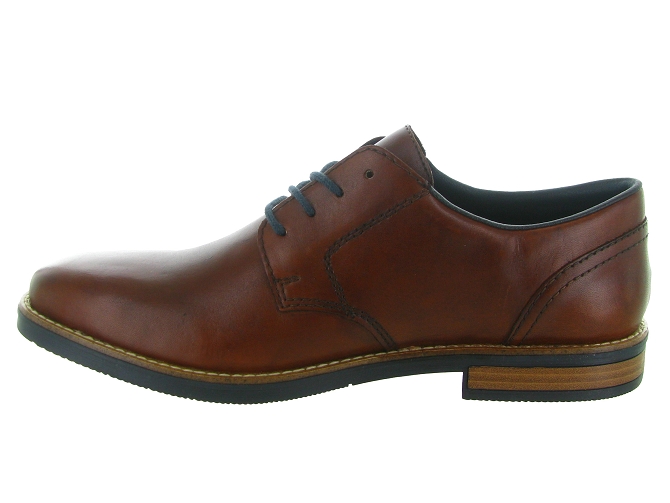 chaussures a lacets - Cérémonie - homme - Cuir - Marron - Rieker6749501_4