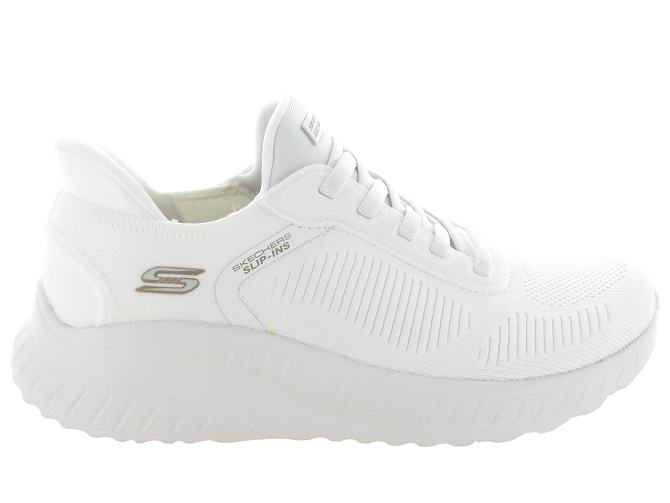 baskets et sneakers - Confort - femme - Textile - Blanc - Skechers footwear6752802_2