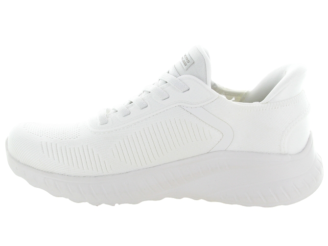 baskets et sneakers - Confort - femme - Textile - Blanc - Skechers footwear6752802_4