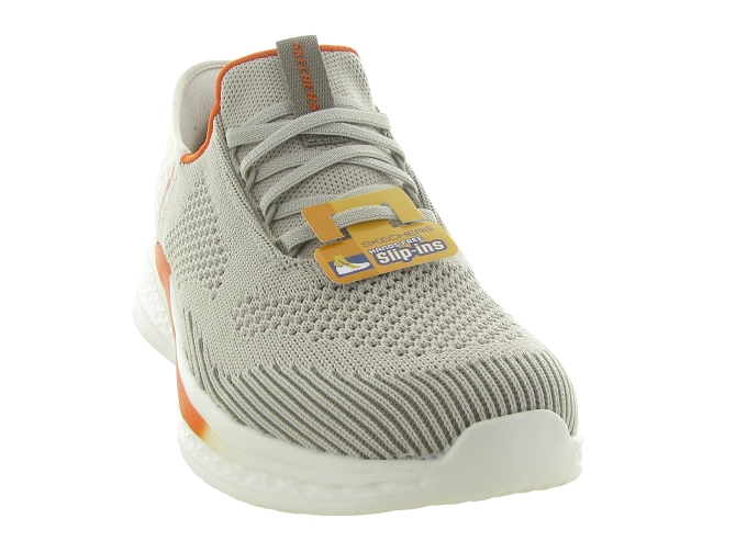 baskets et sneakers - Confort - homme - Synthétique - Beige - Skechers footwear6753701_3