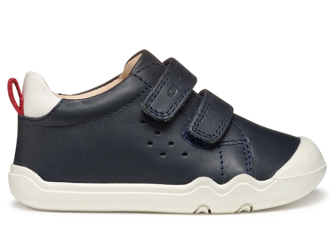 chaussures bebe du 18 au 27 - Semelle souple - bebe garcon - Cuir - Bleu Marine - Geox6755301_2