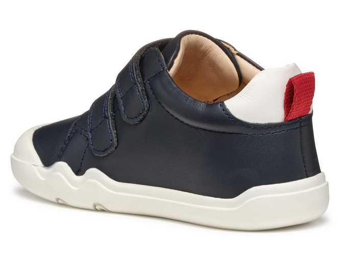 chaussures bebe du 18 au 27 - Semelle souple - bebe garcon - Cuir - Bleu Marine - Geox6755301_4