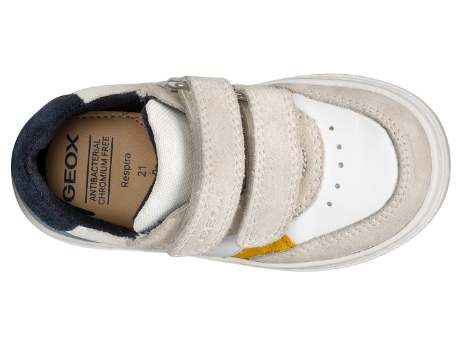 baskets et sneakers - Semelle souple - bebe garcon - Cuir - Blanc - Geox6755401_3