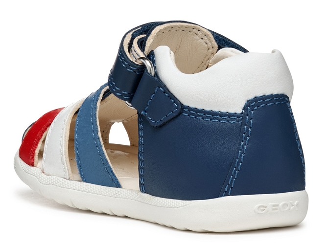 sandales et nu pieds - Semelle souple - bebe garcon - Cuir - Bleu - Geox6755602_4