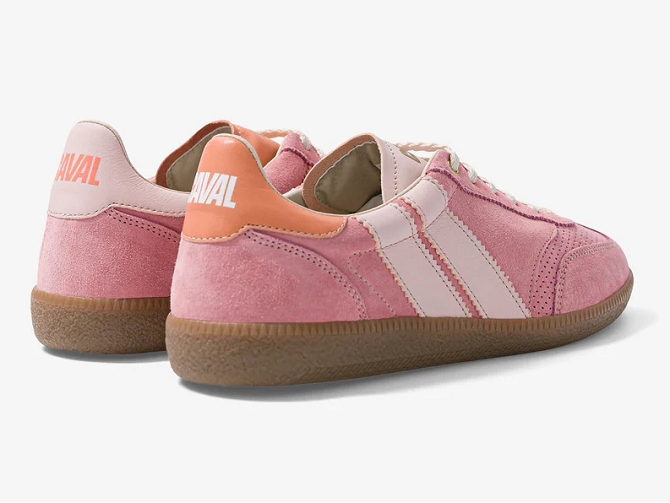 baskets et sneakers - Tendance - femme - Nubuck - Rose - Caval6759102_4