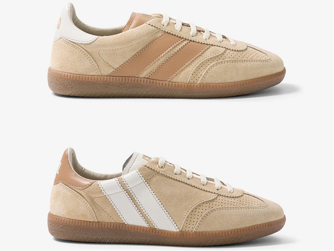 baskets et sneakers - Tendance - femme - Nubuck - Beige - Caval6759104_2