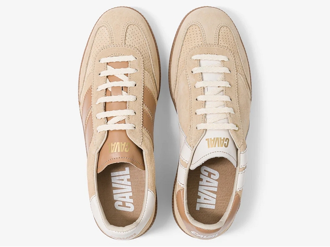 baskets et sneakers - Tendance - femme - Nubuck - Beige - Caval6759104_4