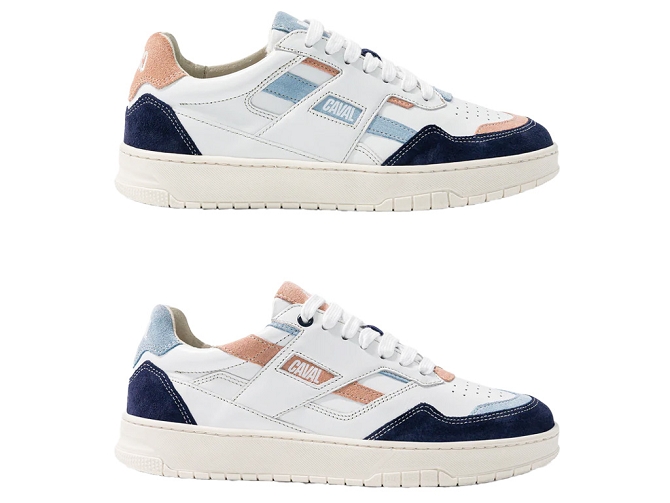 baskets et sneakers - Tendance - femme - Cuir - Bleu Marine - Caval6759302_2