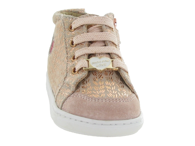 chaussures bebe du 18 au 27 - Semelle souple - bebe fille - Cuir - Rose - Shoo pom6762401_3